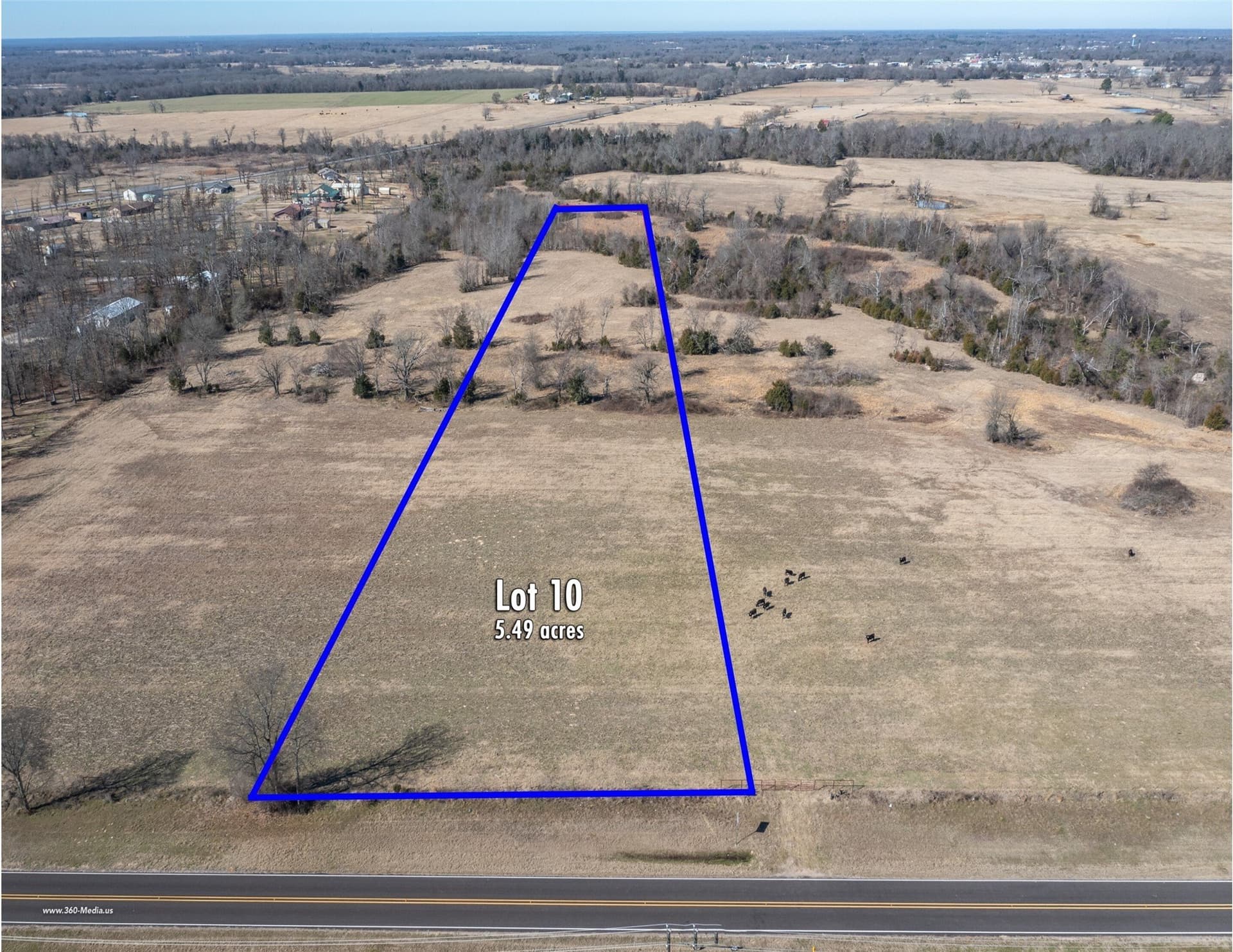 5.49 acres in Rains County