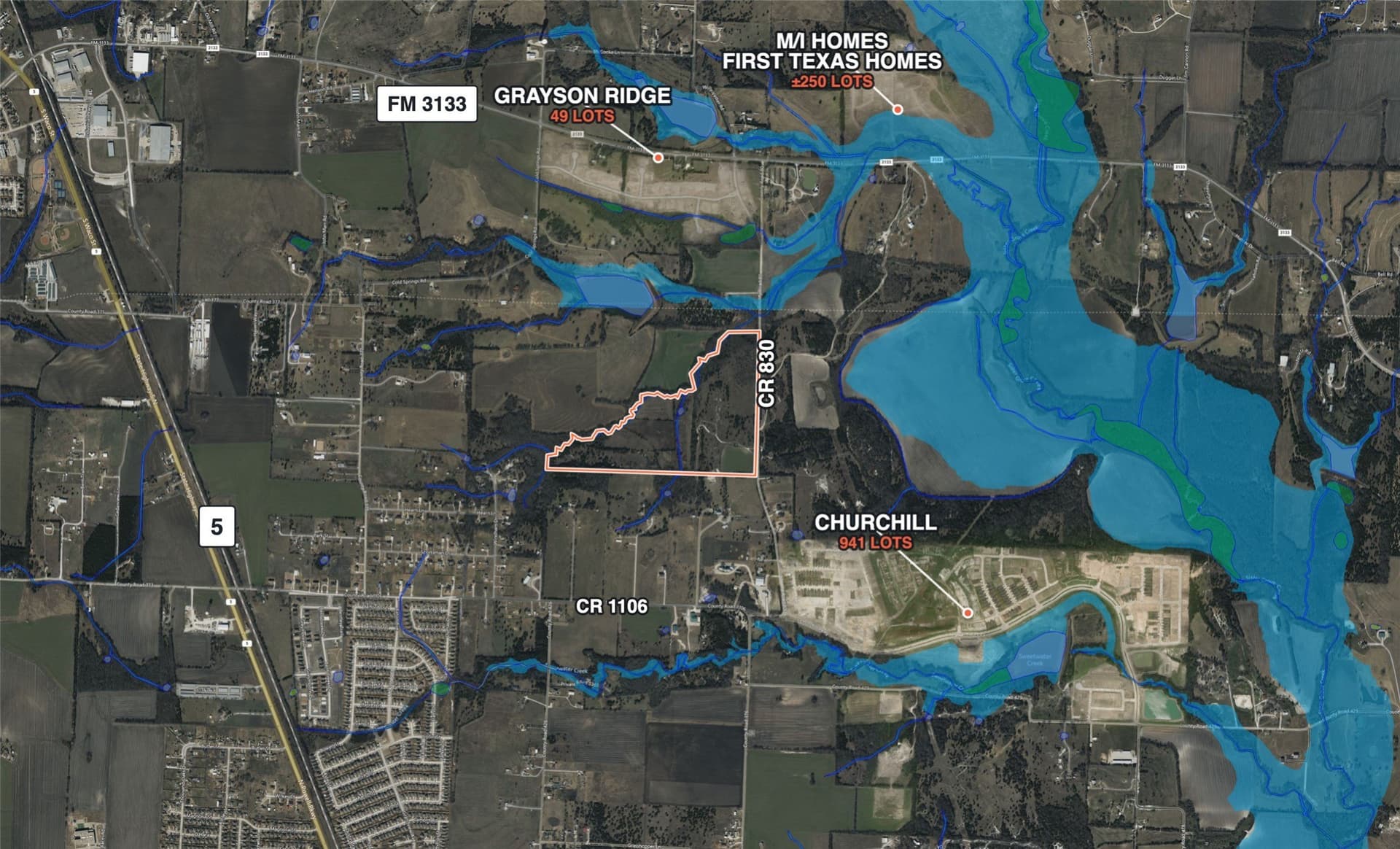 70 acres in Collin County
