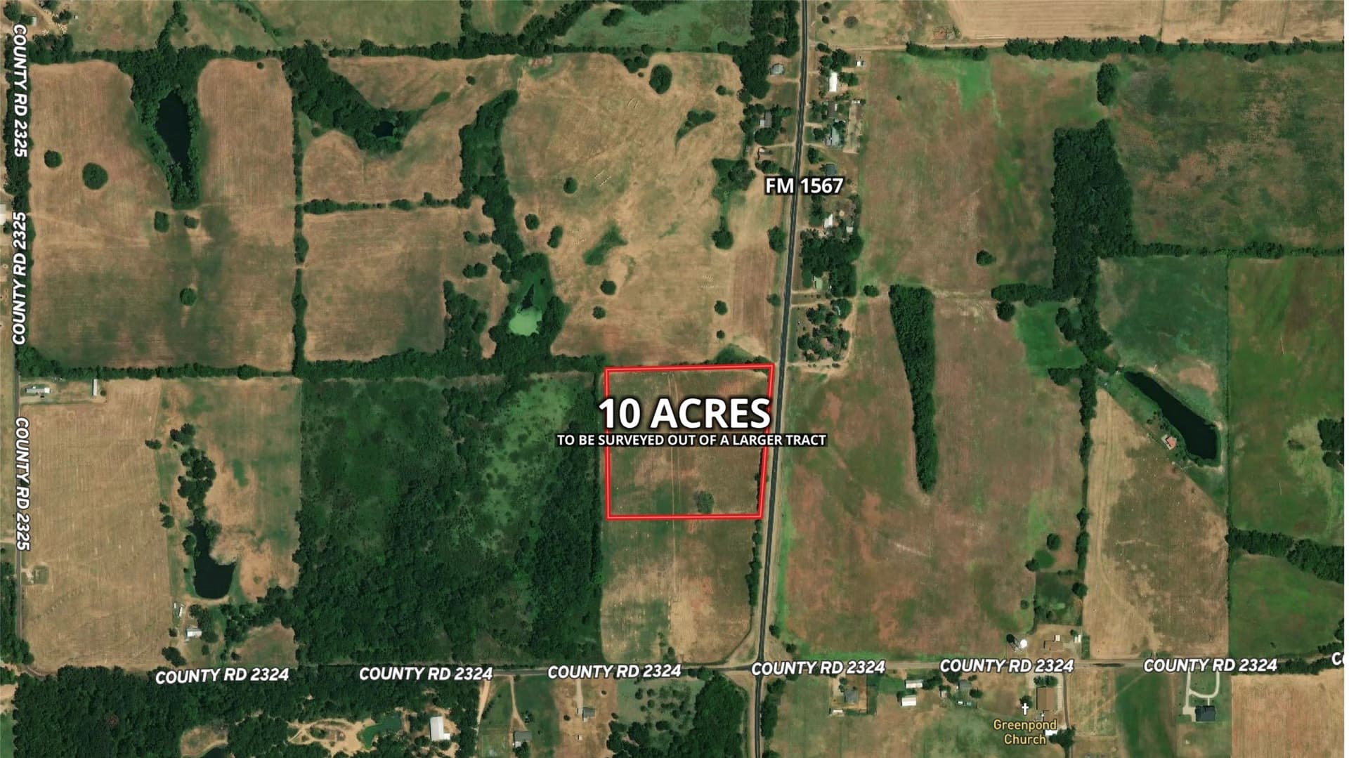 10 acres in Hopkins County