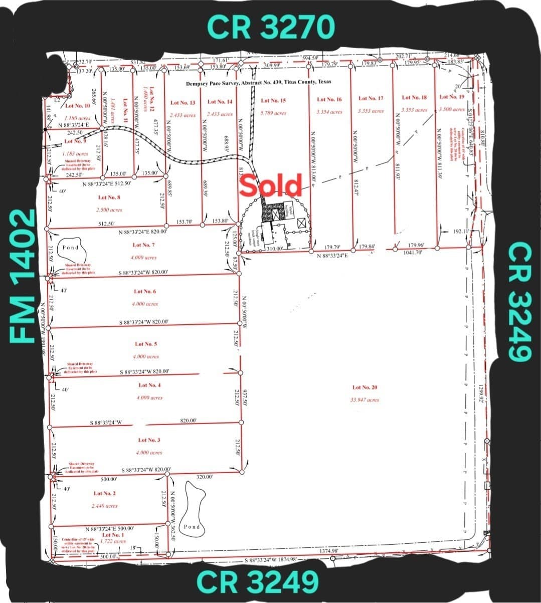 3.35 acres in Titus County gallery image 4