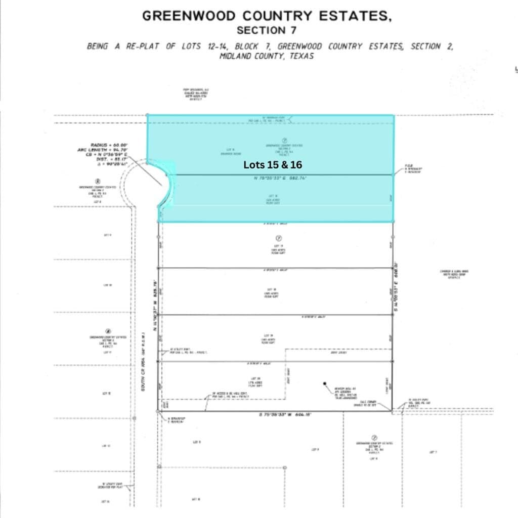 1.62 acres in Midland County