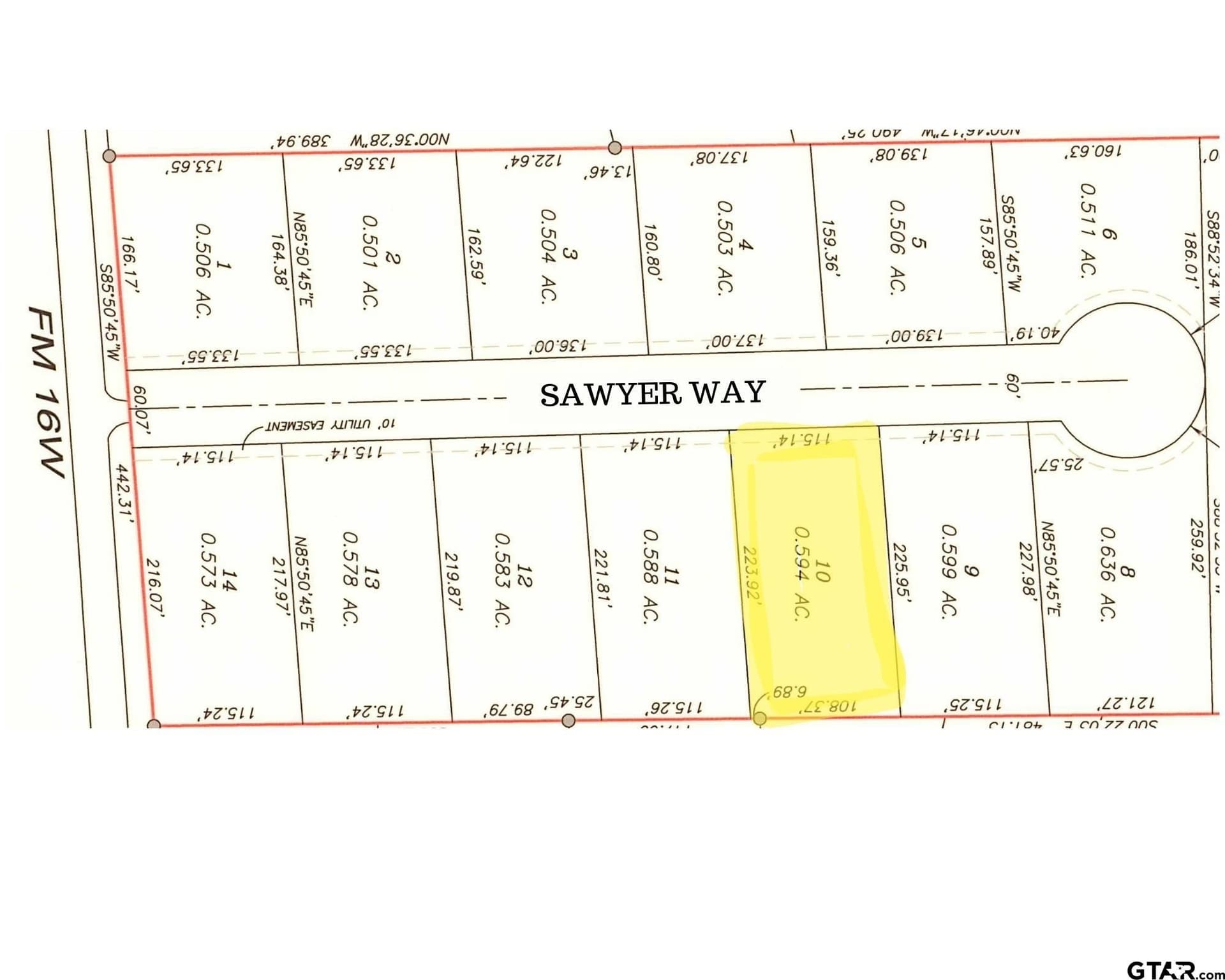 0.59 acres in Smith County featured view