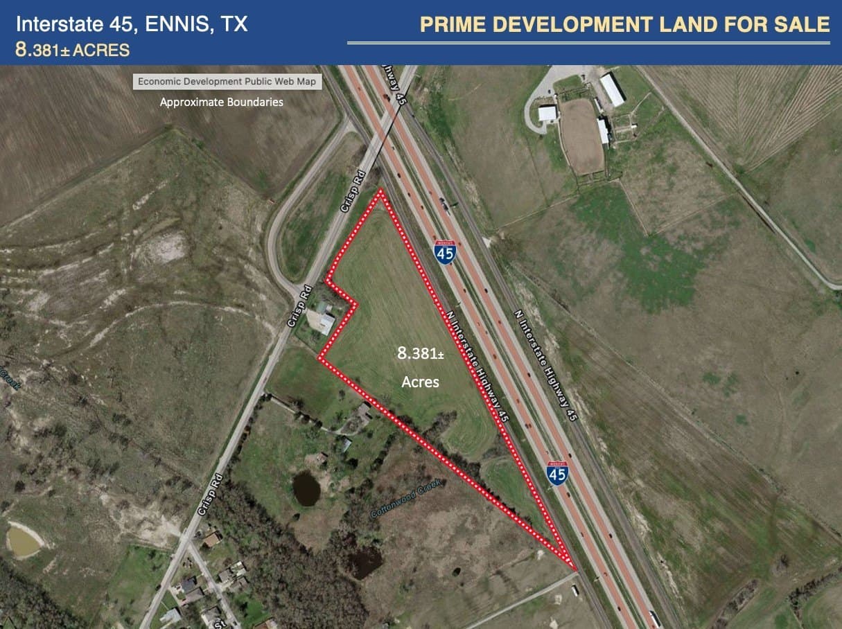 8.38 acres in Ellis County