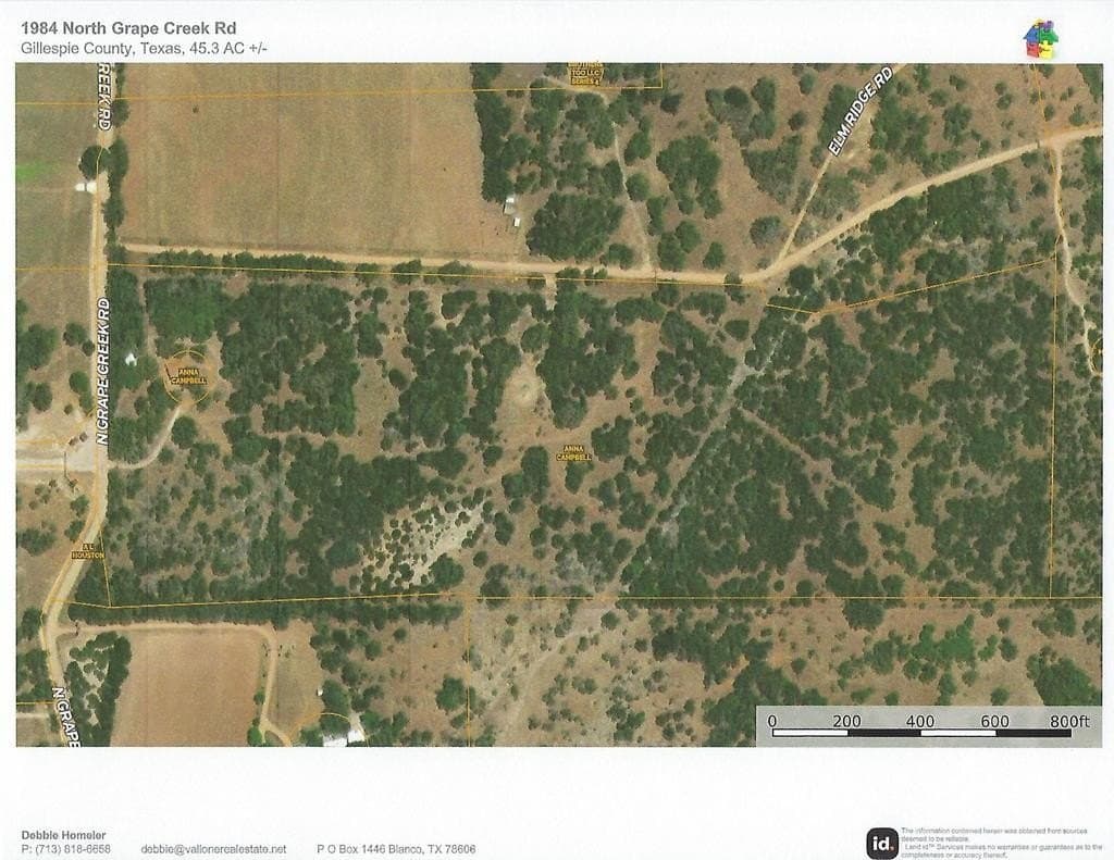 45.3 acres in Gillespie County