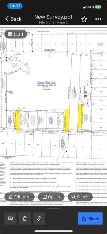 3.28 acres in Ellis County
