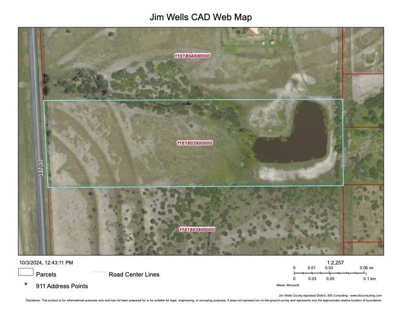 12.21 acres in Jim Wells County