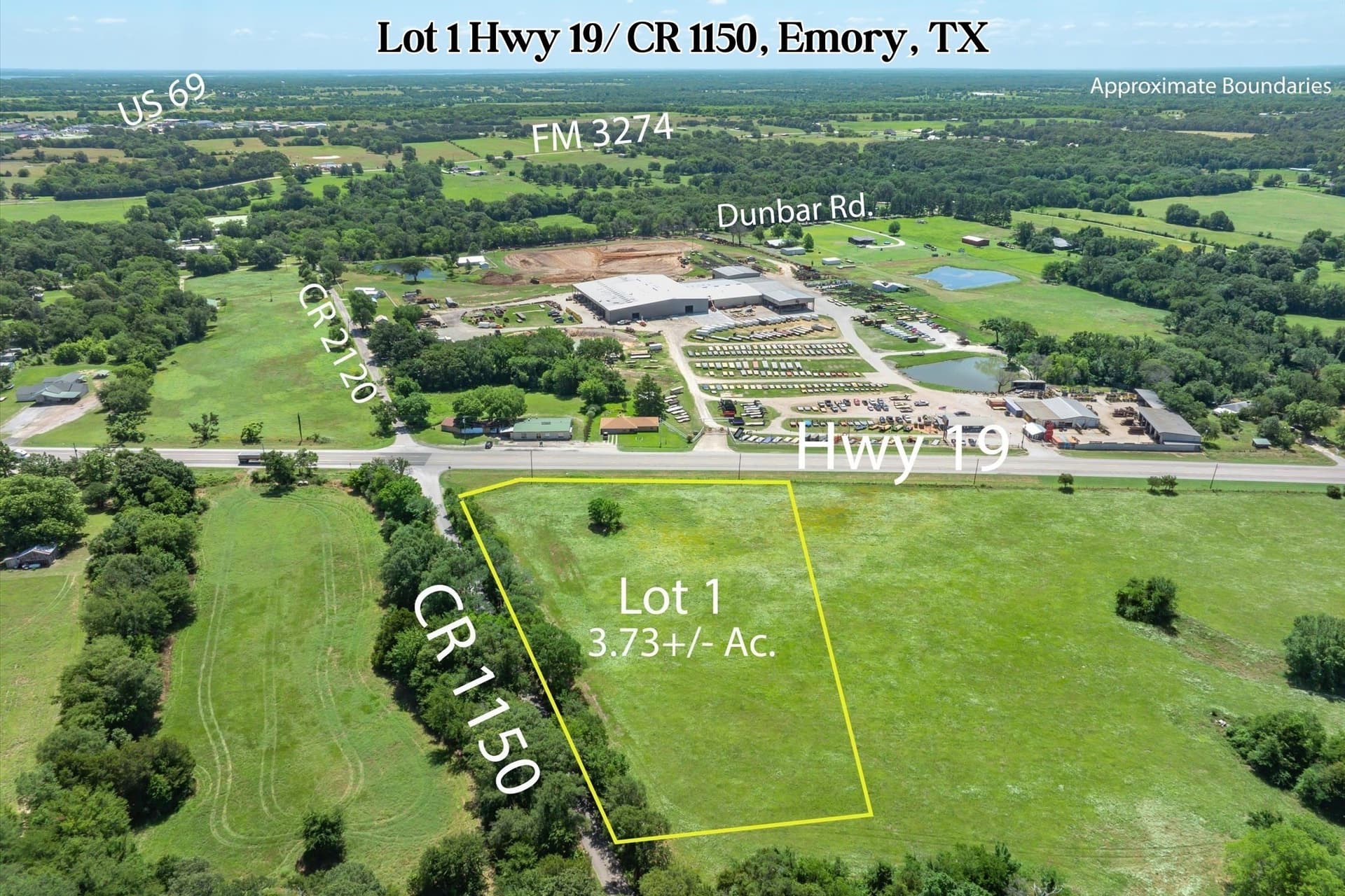 3.73 acres in Rains County