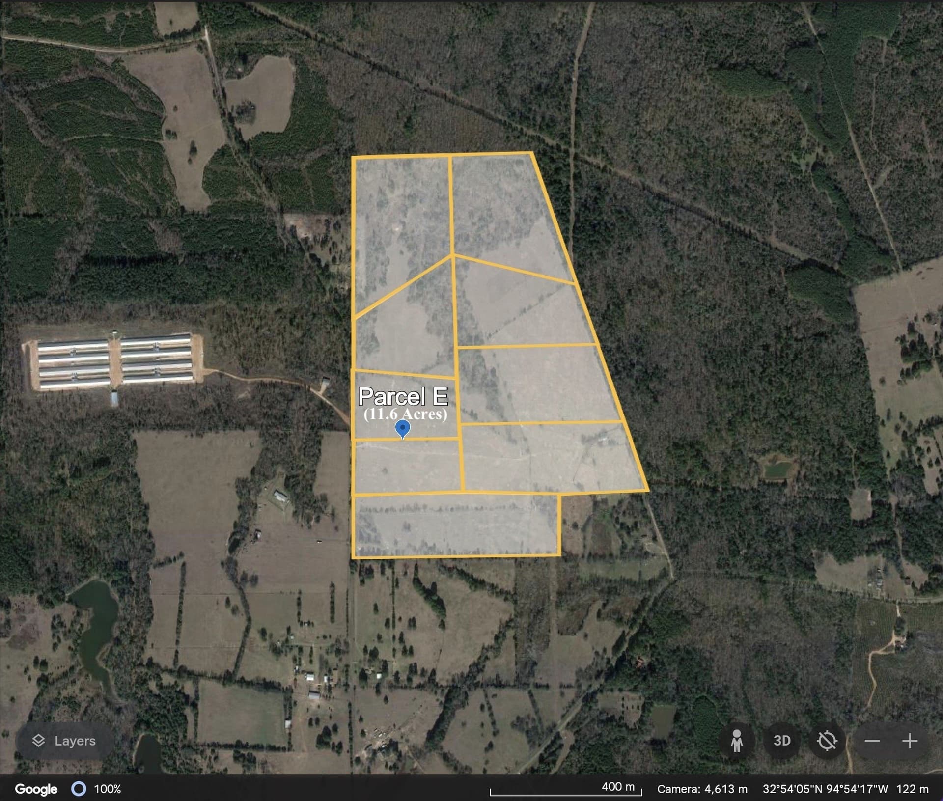 11.6 acres in Upshur County