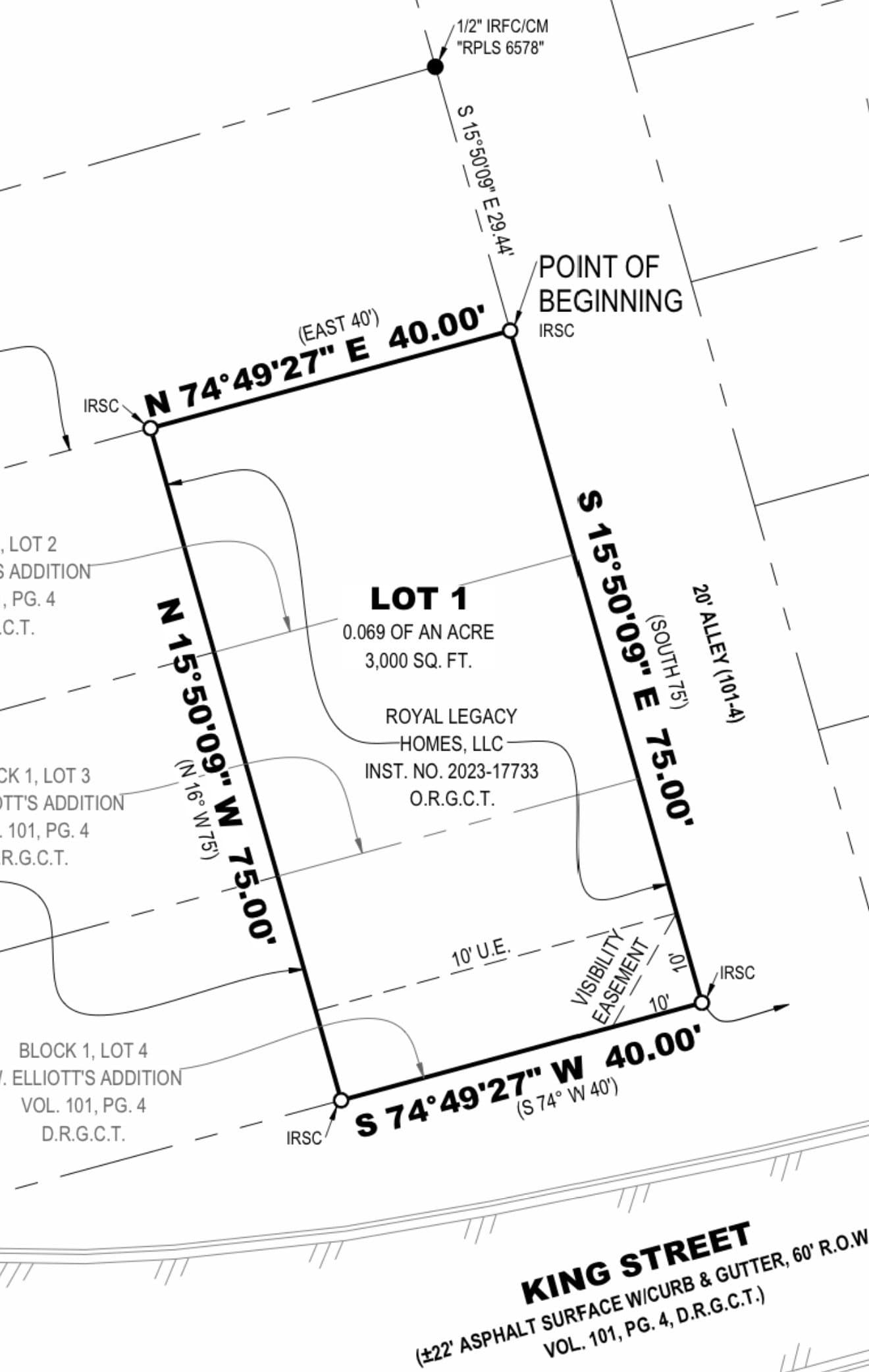 0.07 acres in Grayson County