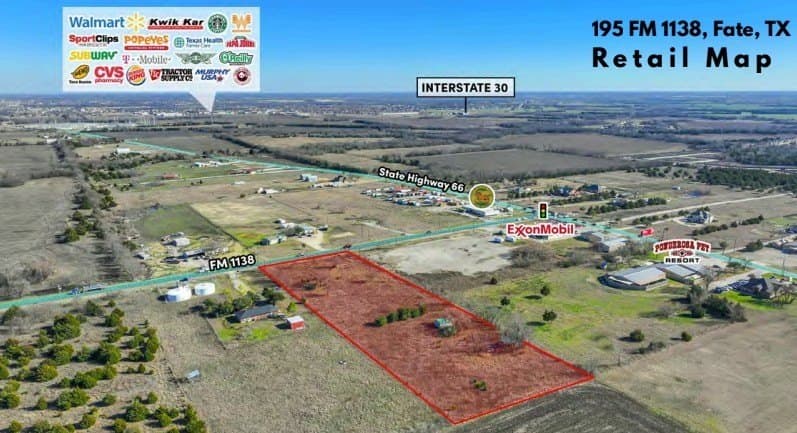3 acres in Rockwall County