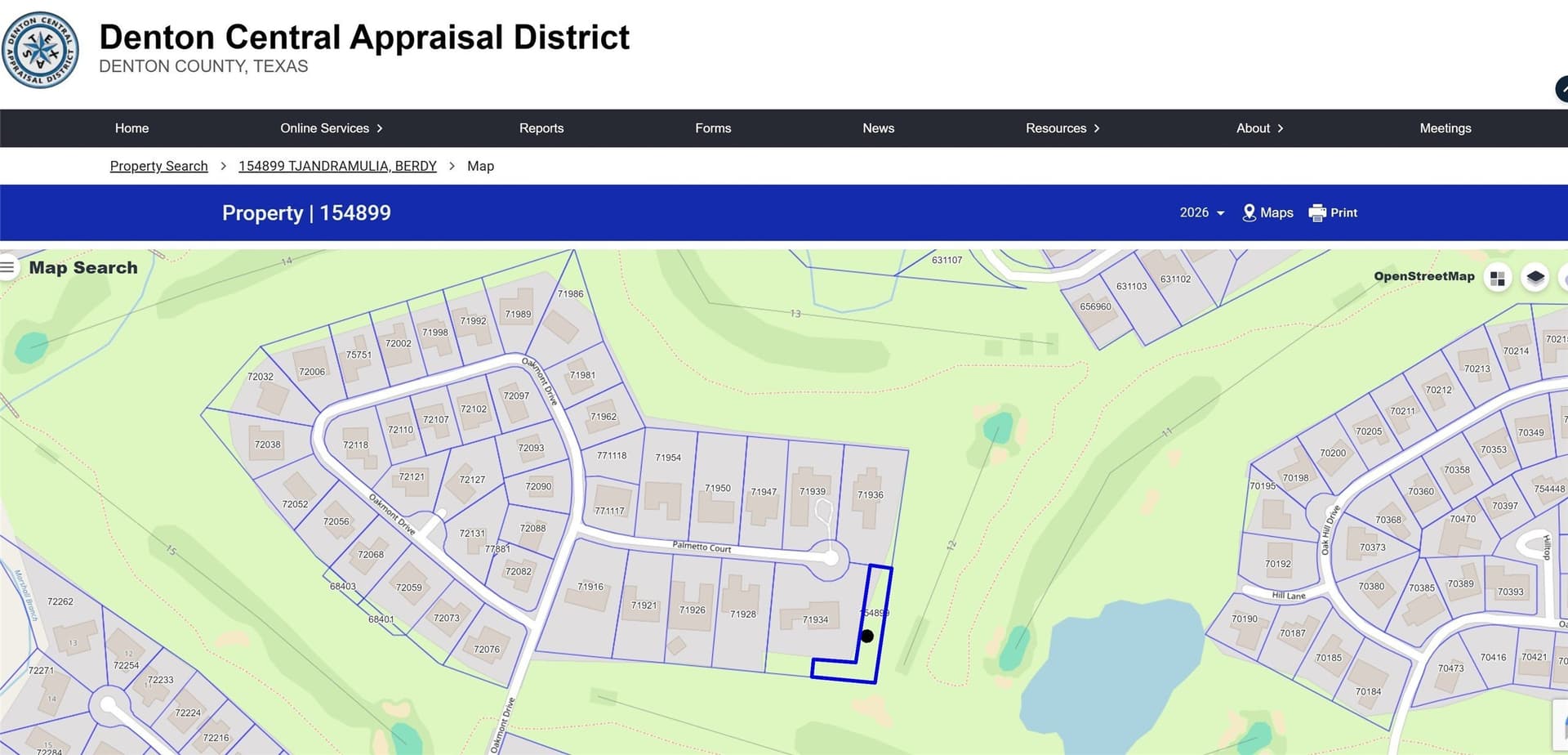 0.24 acres in Denton County