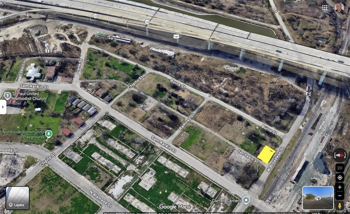 0.07 acres in Nueces County