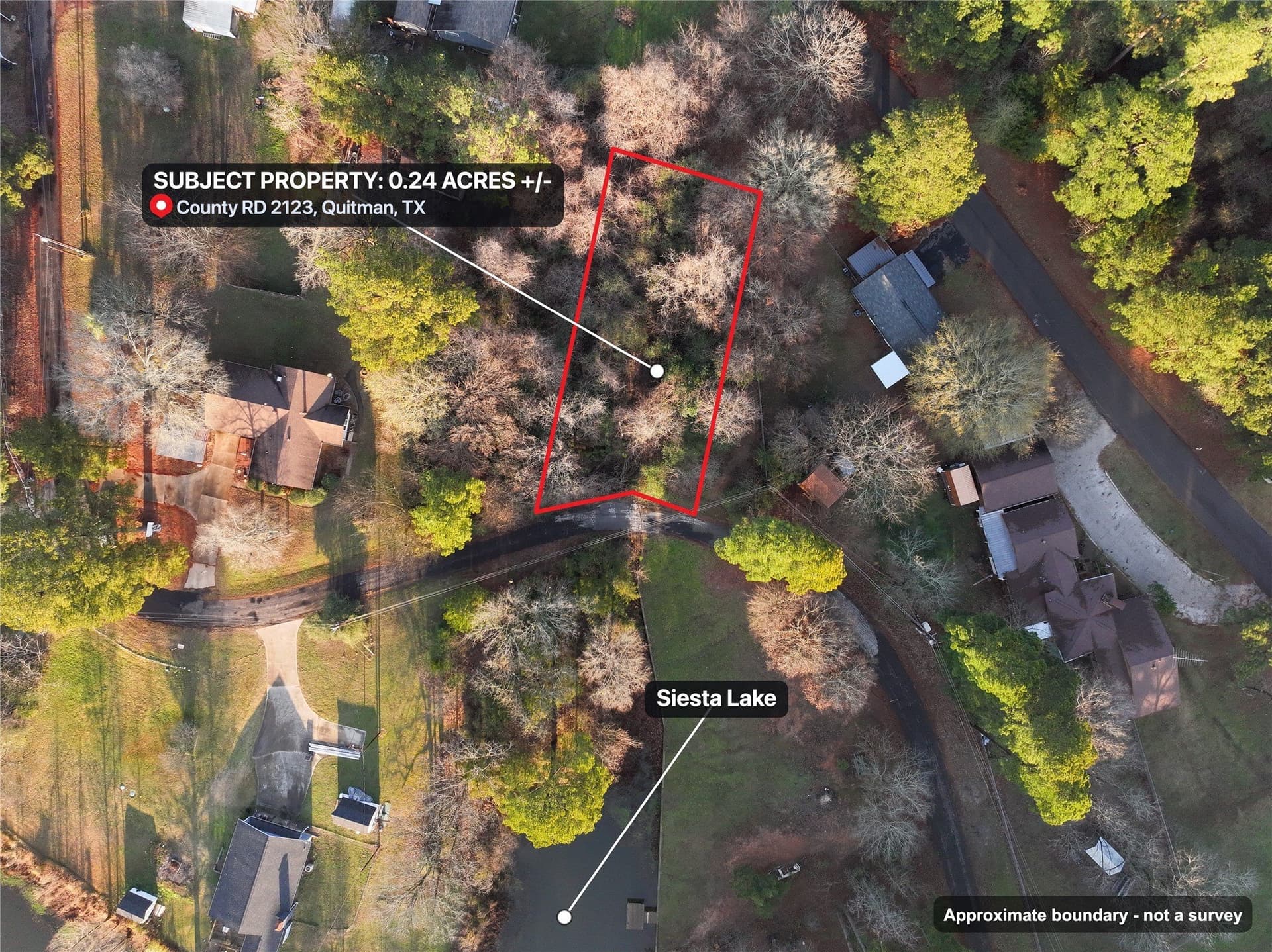 0.24 acres in Wood County
