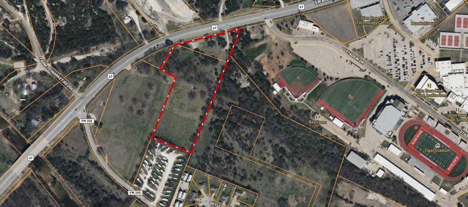 6.83 acres in Somervell County