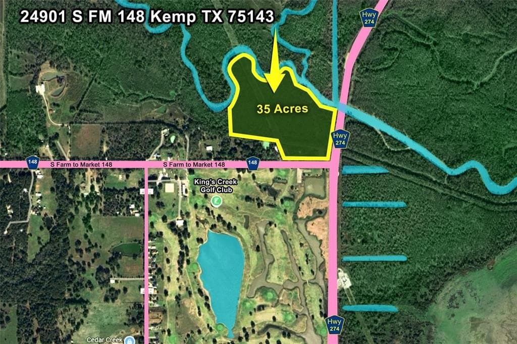 35.84 acres in Kaufman County