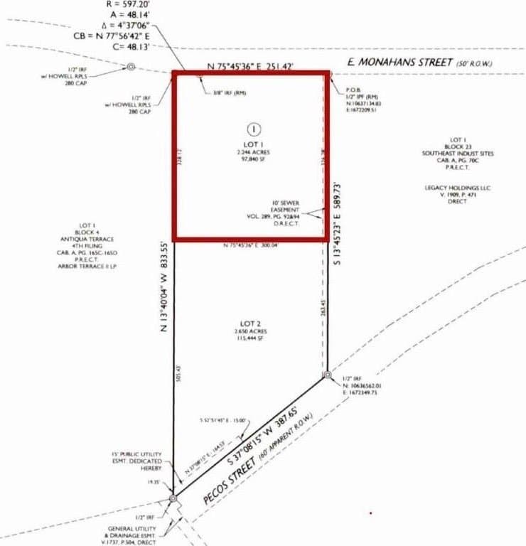 2.3 acres in Ector County