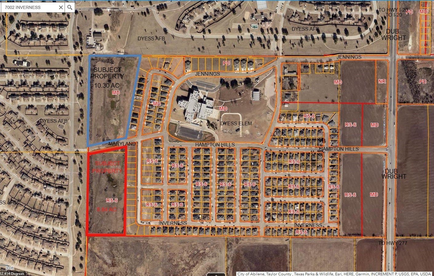 8.41 acres in Taylor County