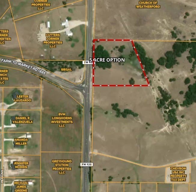 10 acres in Parker County