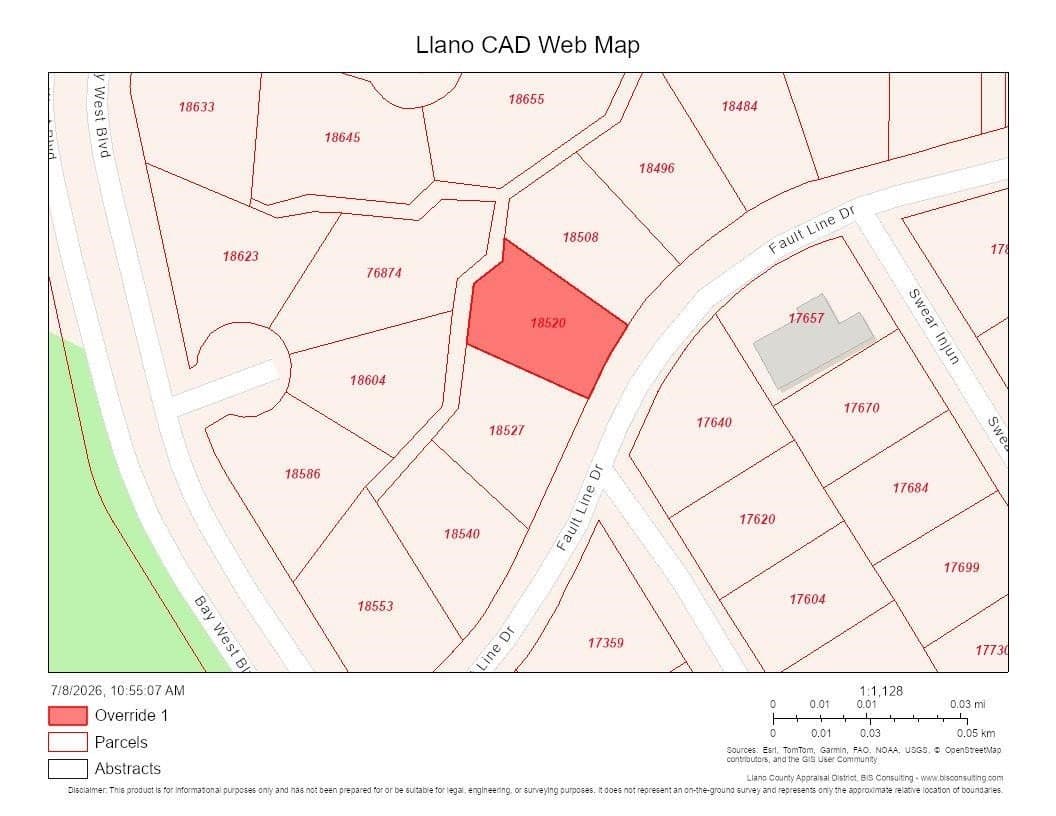 0.24 acres in Llano County