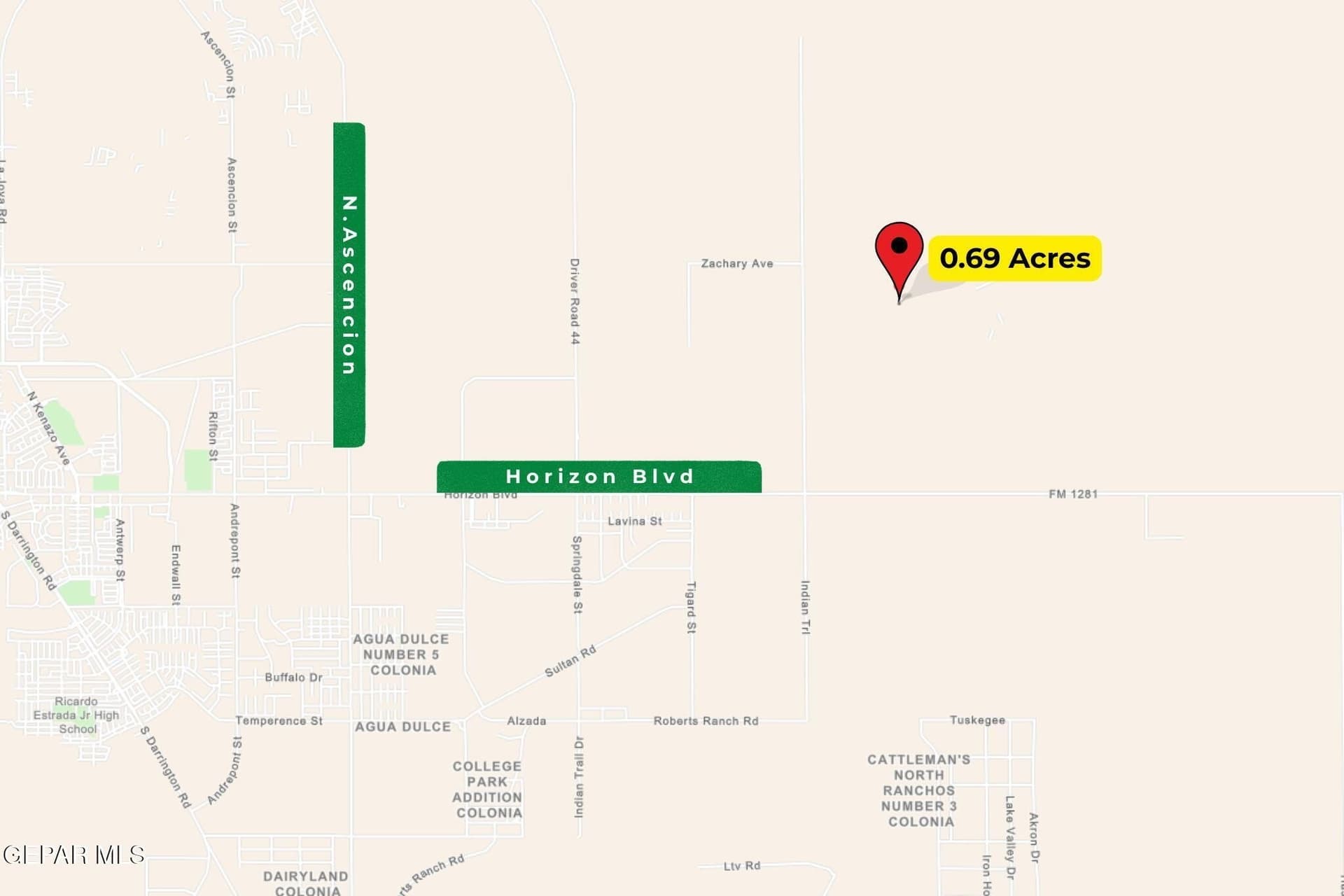 0.69 acres in El Paso County featured view