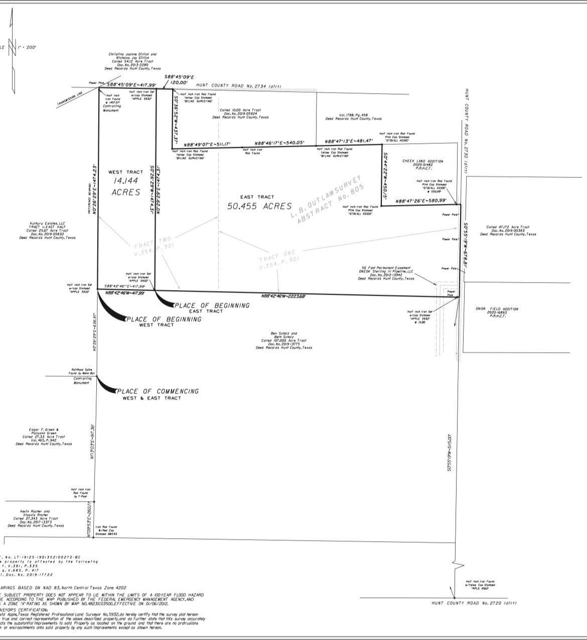 50.46 acres in Hunt County