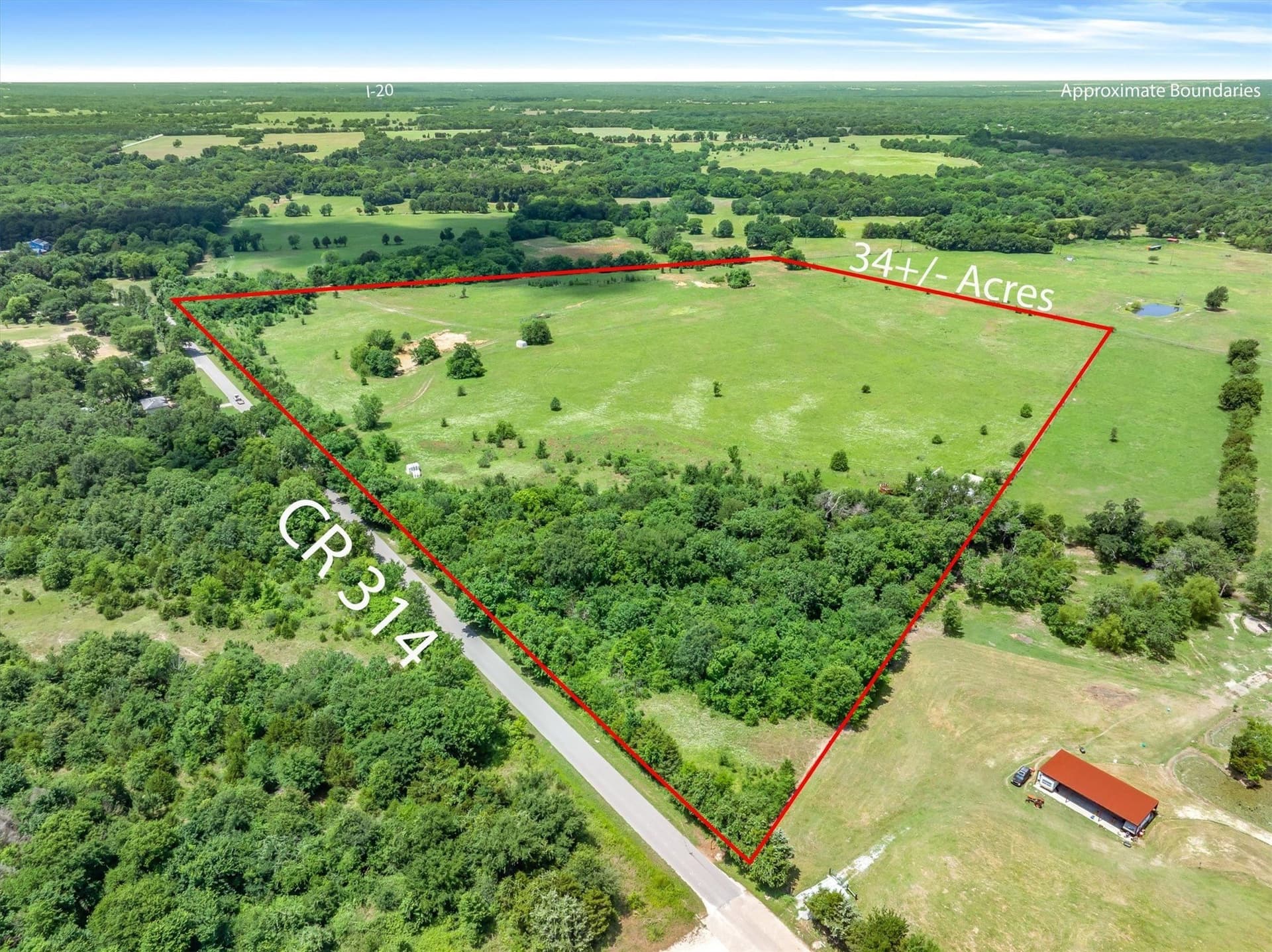34.39 acres in Kaufman County