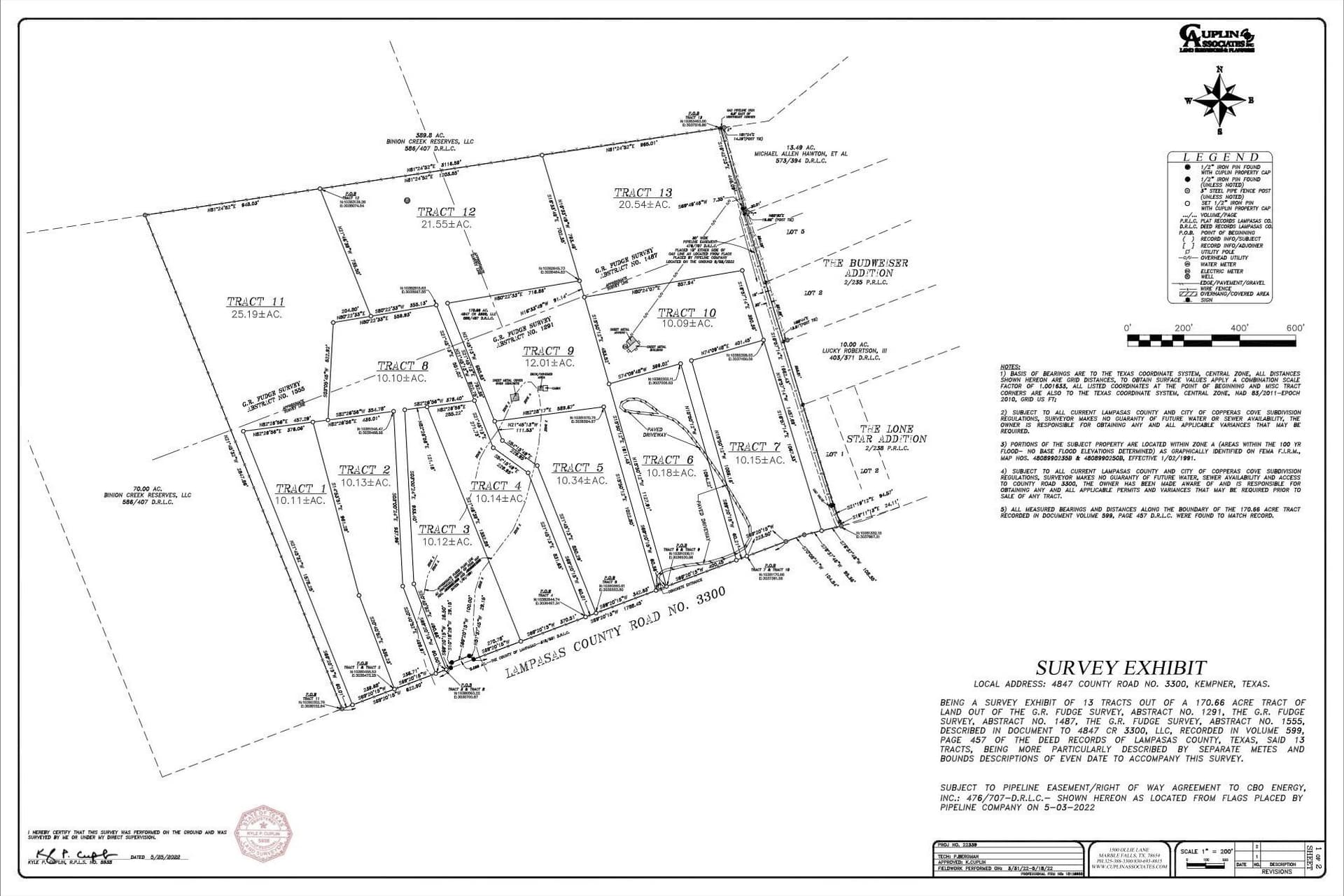 25.19 acres in Lampasas County