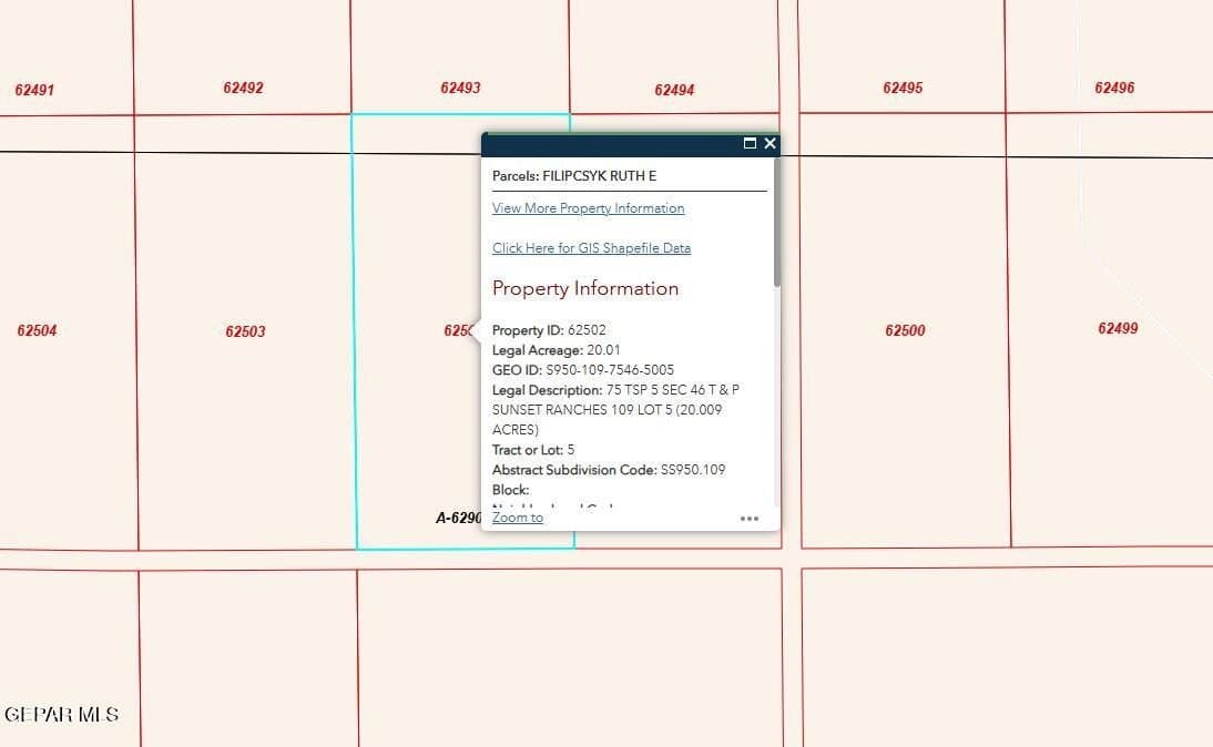20 acres in Hudspeth County