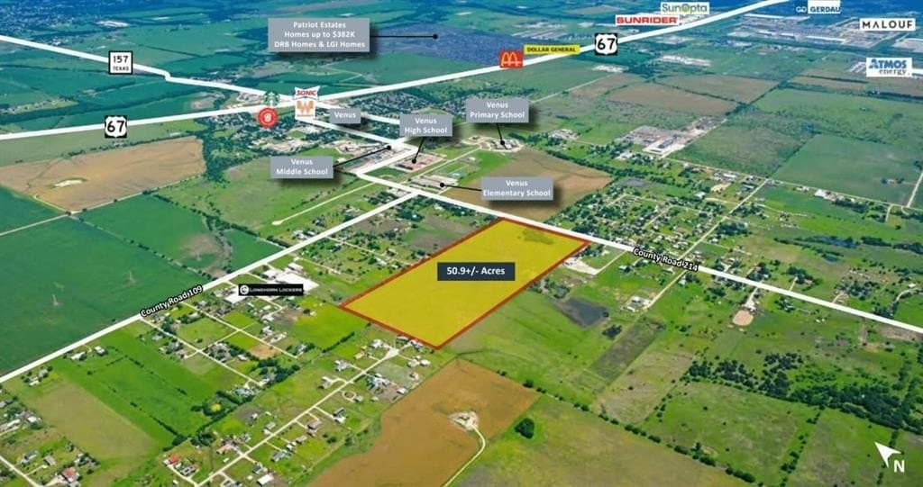 50.9 acres in Johnson County