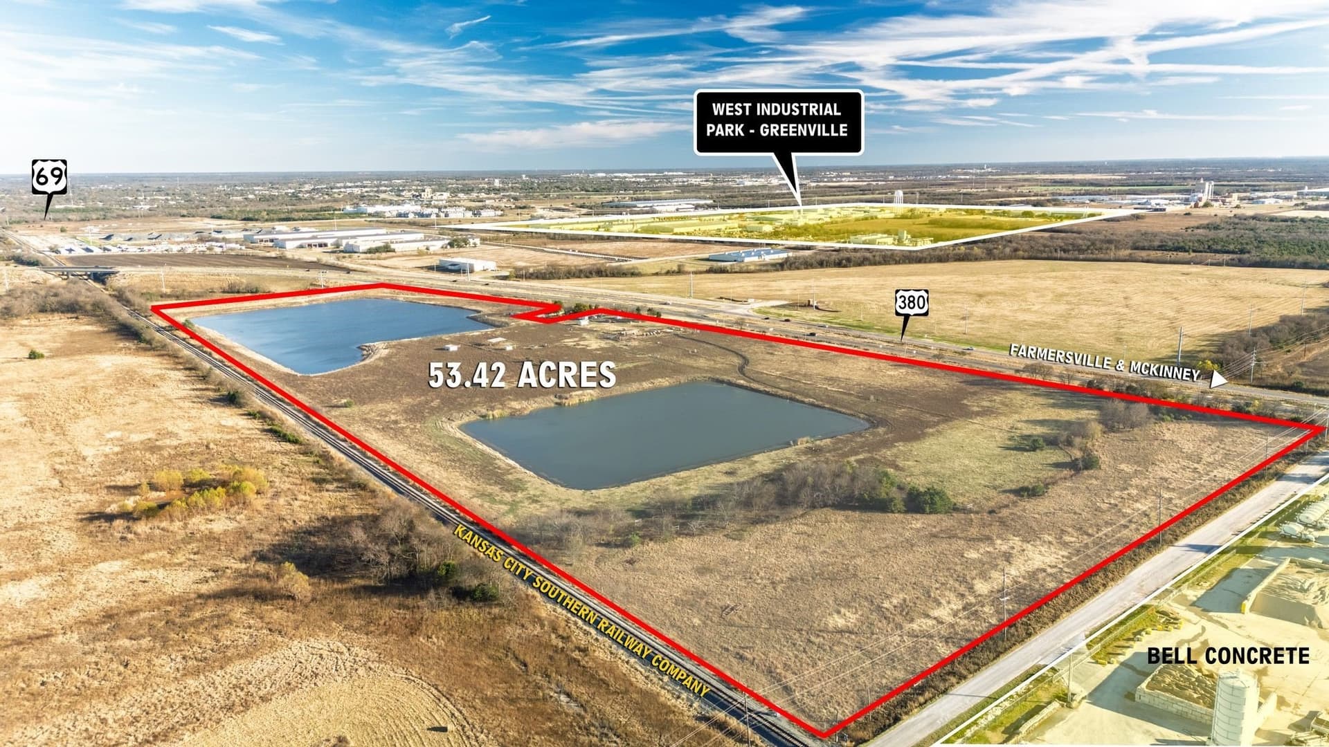 53.92 acres in Hunt County