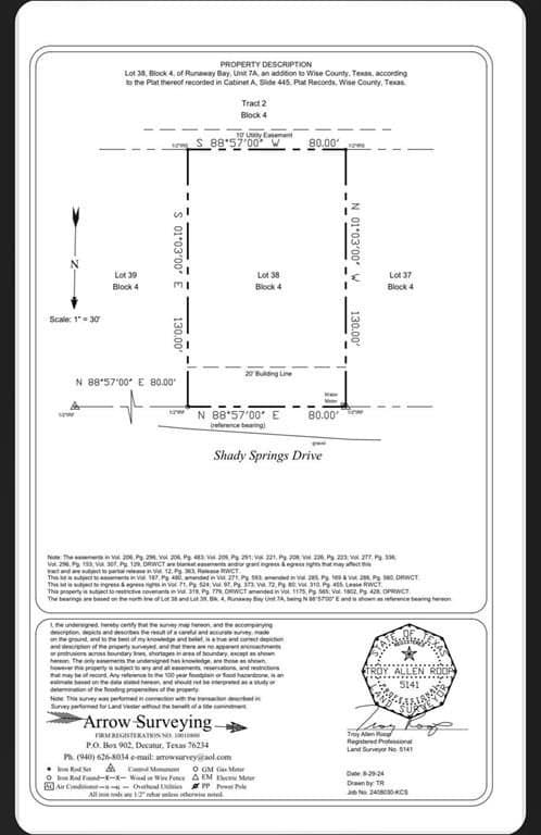 0.24 acres in Wise County