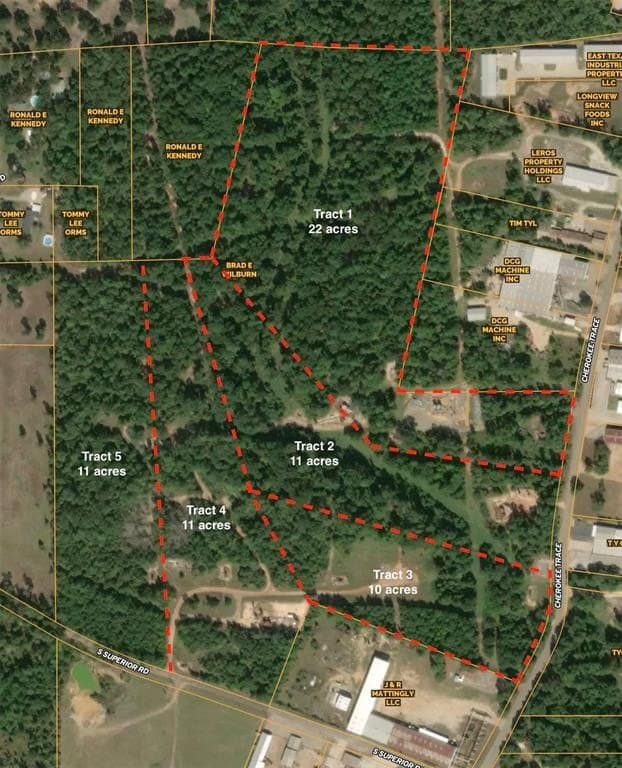 10 acres in Gregg County