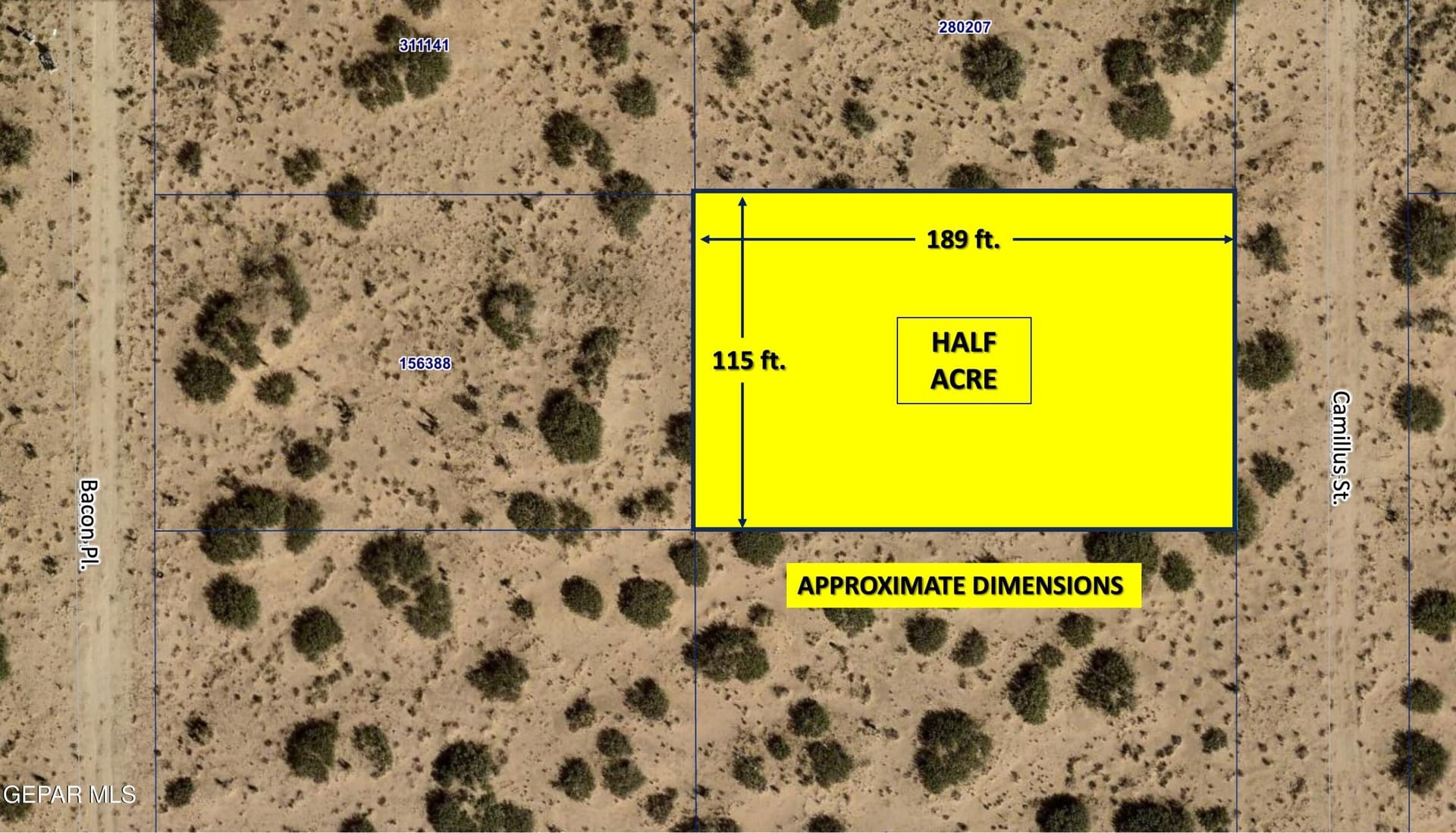 0.5 acres in El Paso County