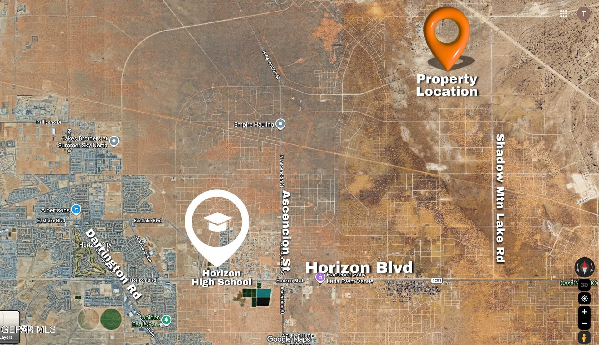 10 acres in El Paso County