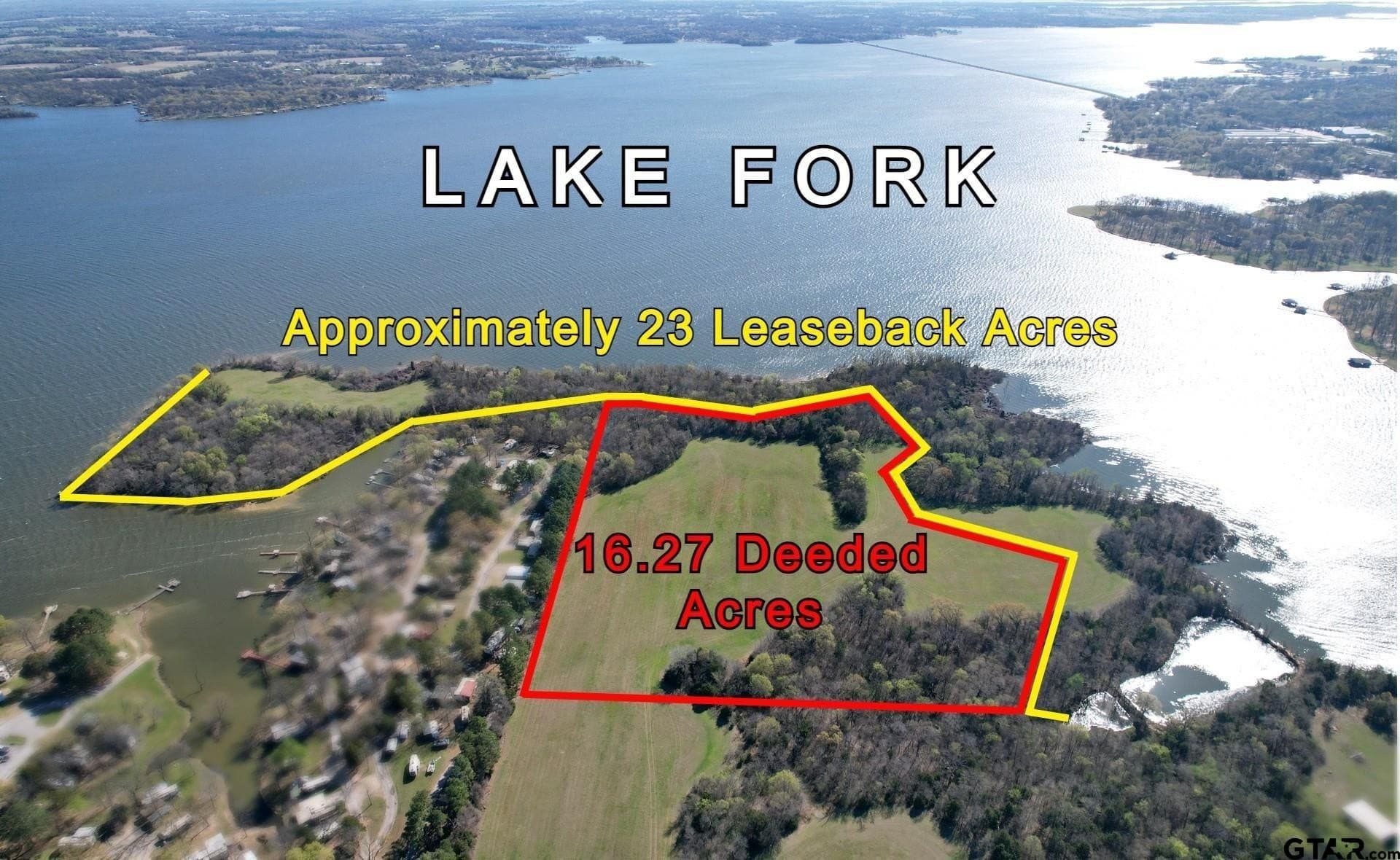 16.27 acres in Rains County