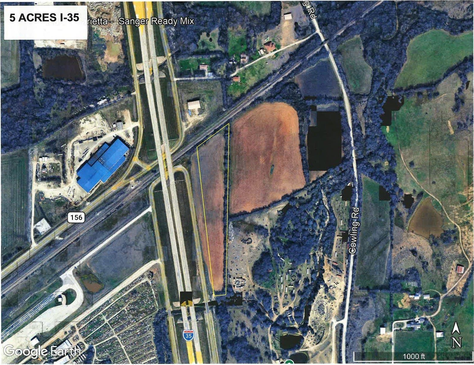 5.48 acres in Denton County
