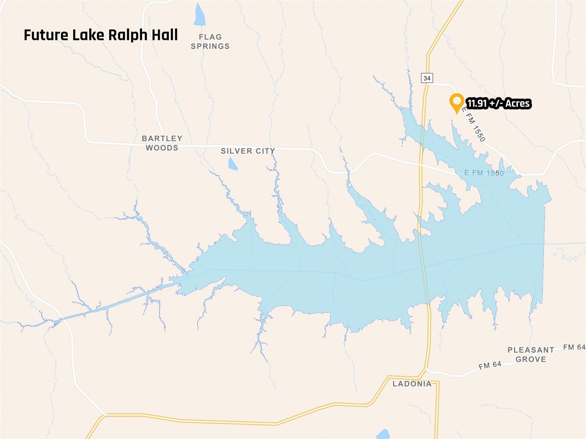 11.91 acres in Fannin County featured view