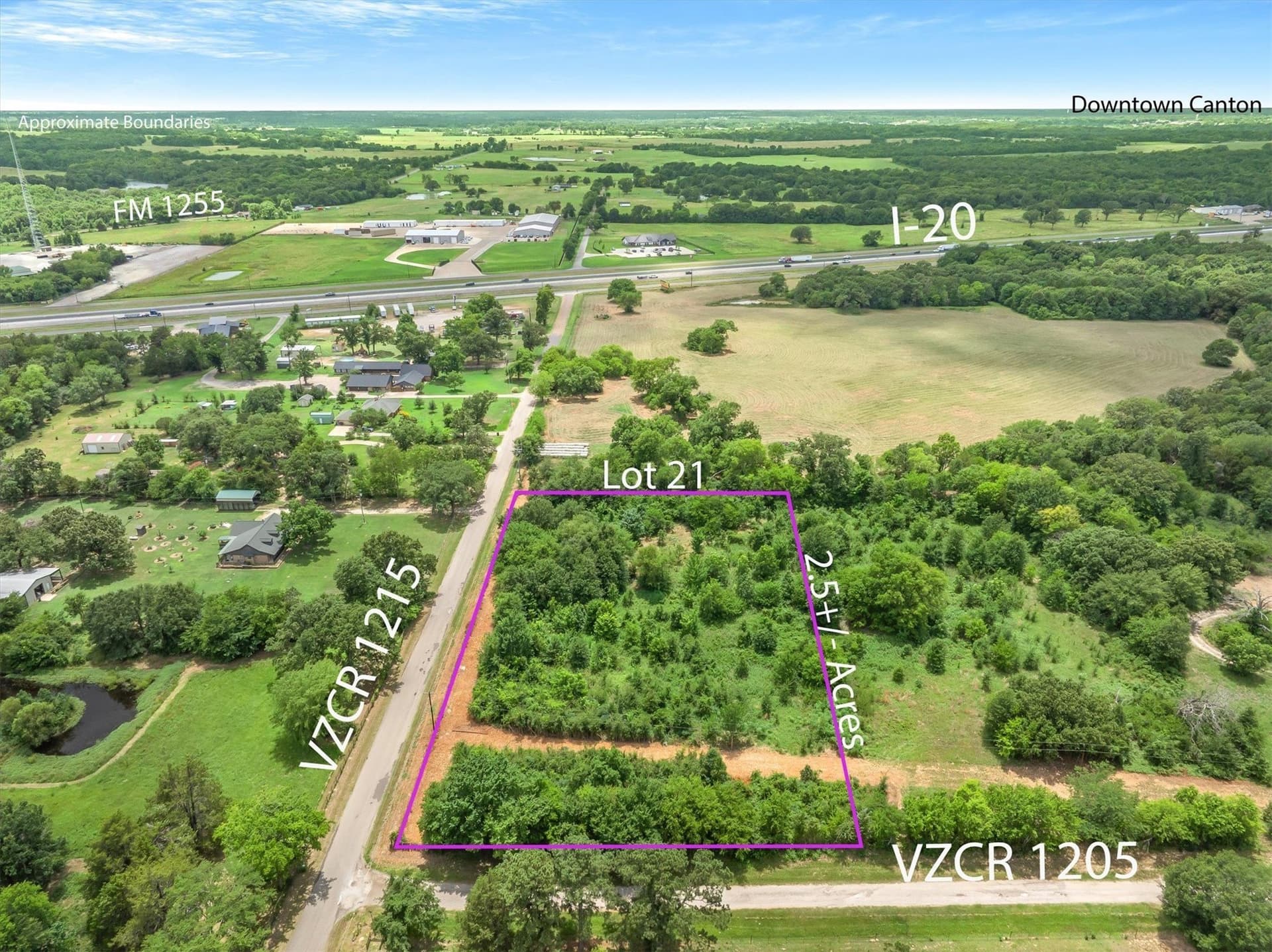2.57 acres in Van Zandt County