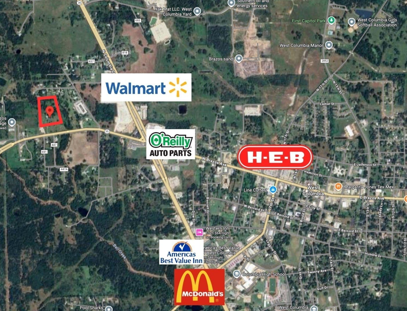 5.73 acres in Brazoria County featured view