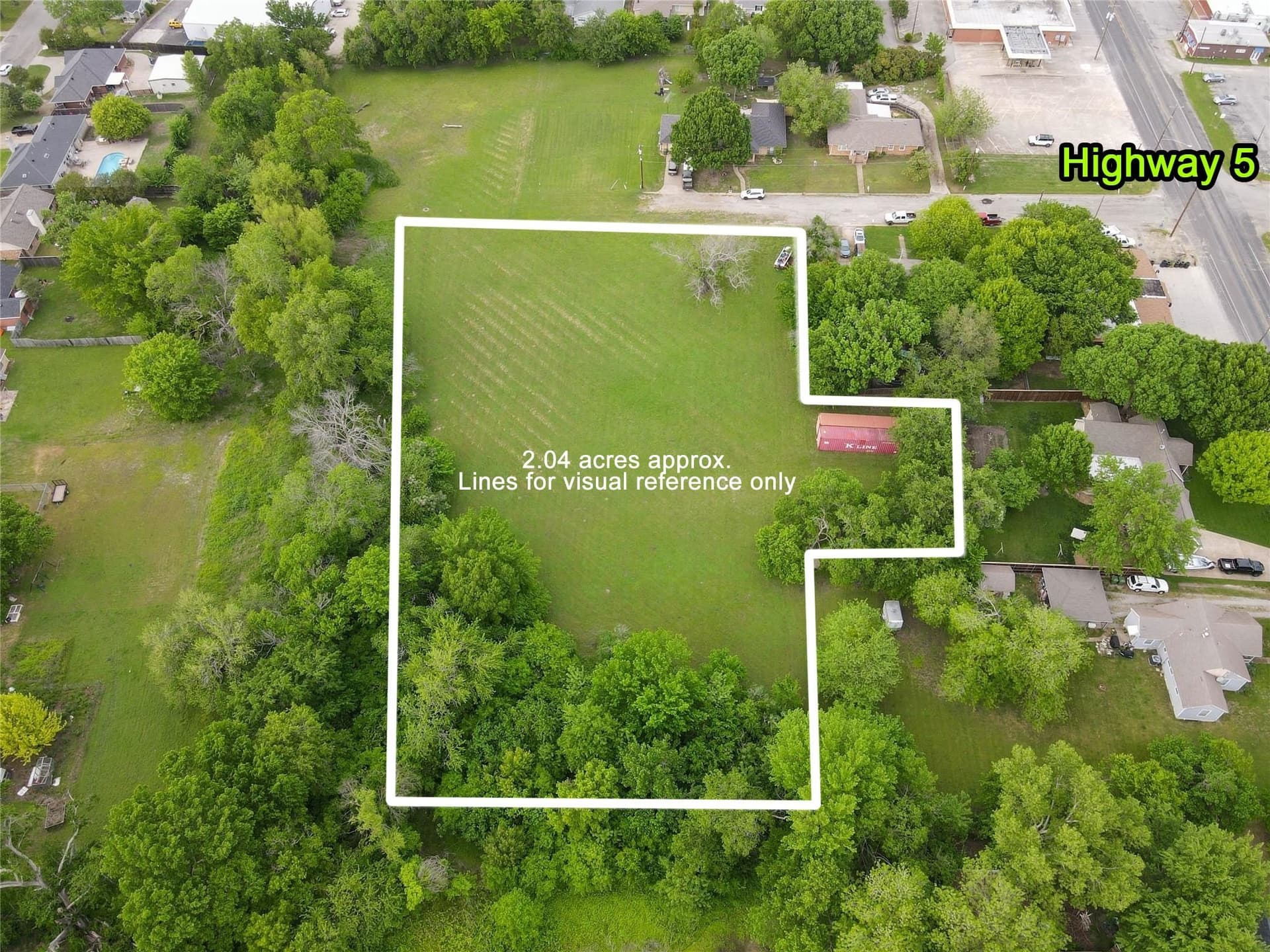 2.04 acres in Grayson County