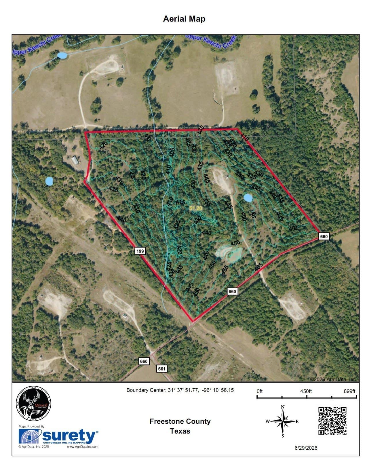 50 acres in Freestone County