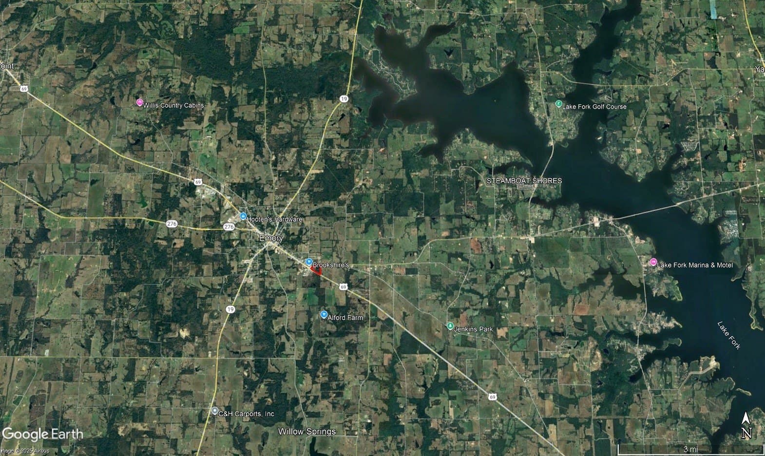 16.72 acres in Rains County featured view