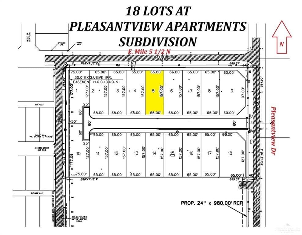 0.23 acres in Hidalgo County