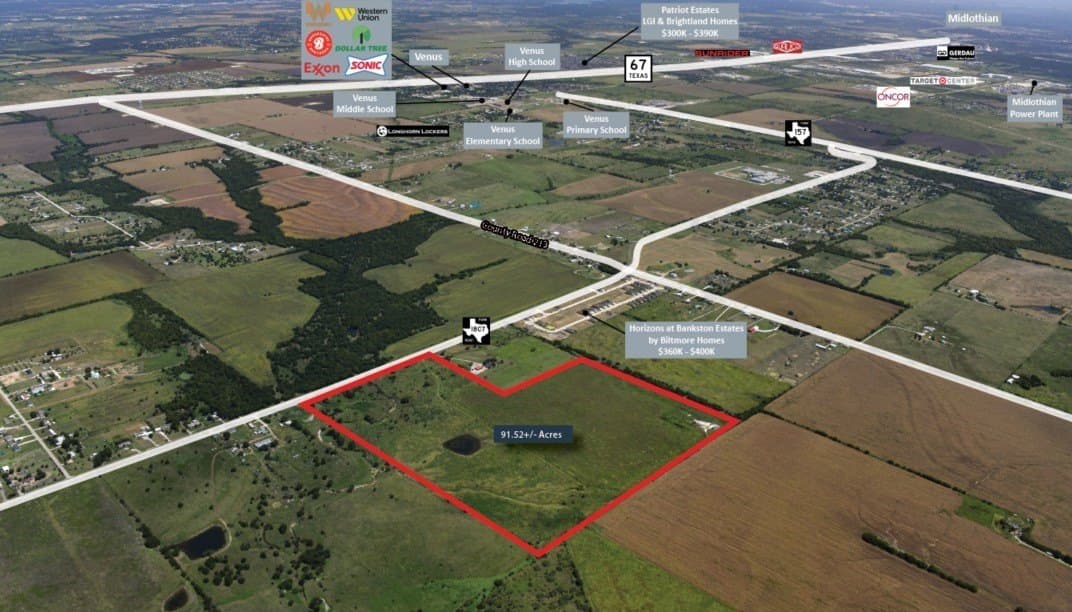91.52 acres in Johnson County