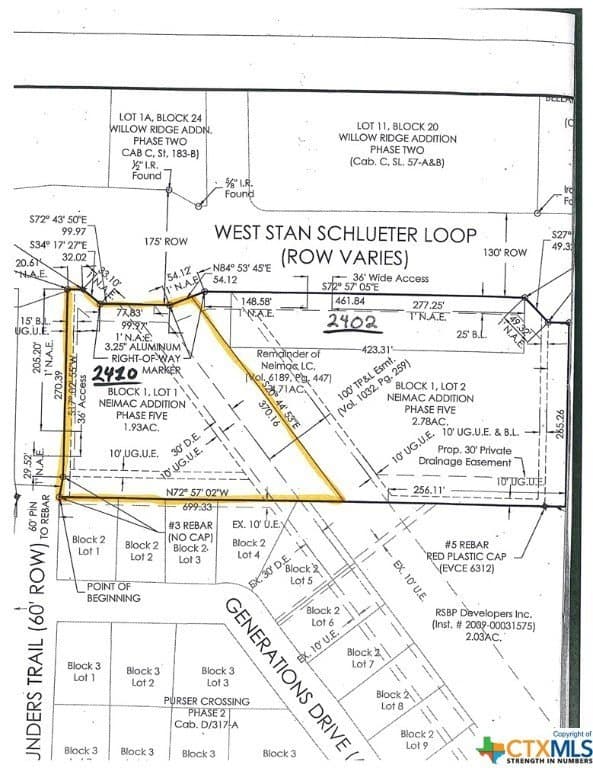1.93 acres in Bell County