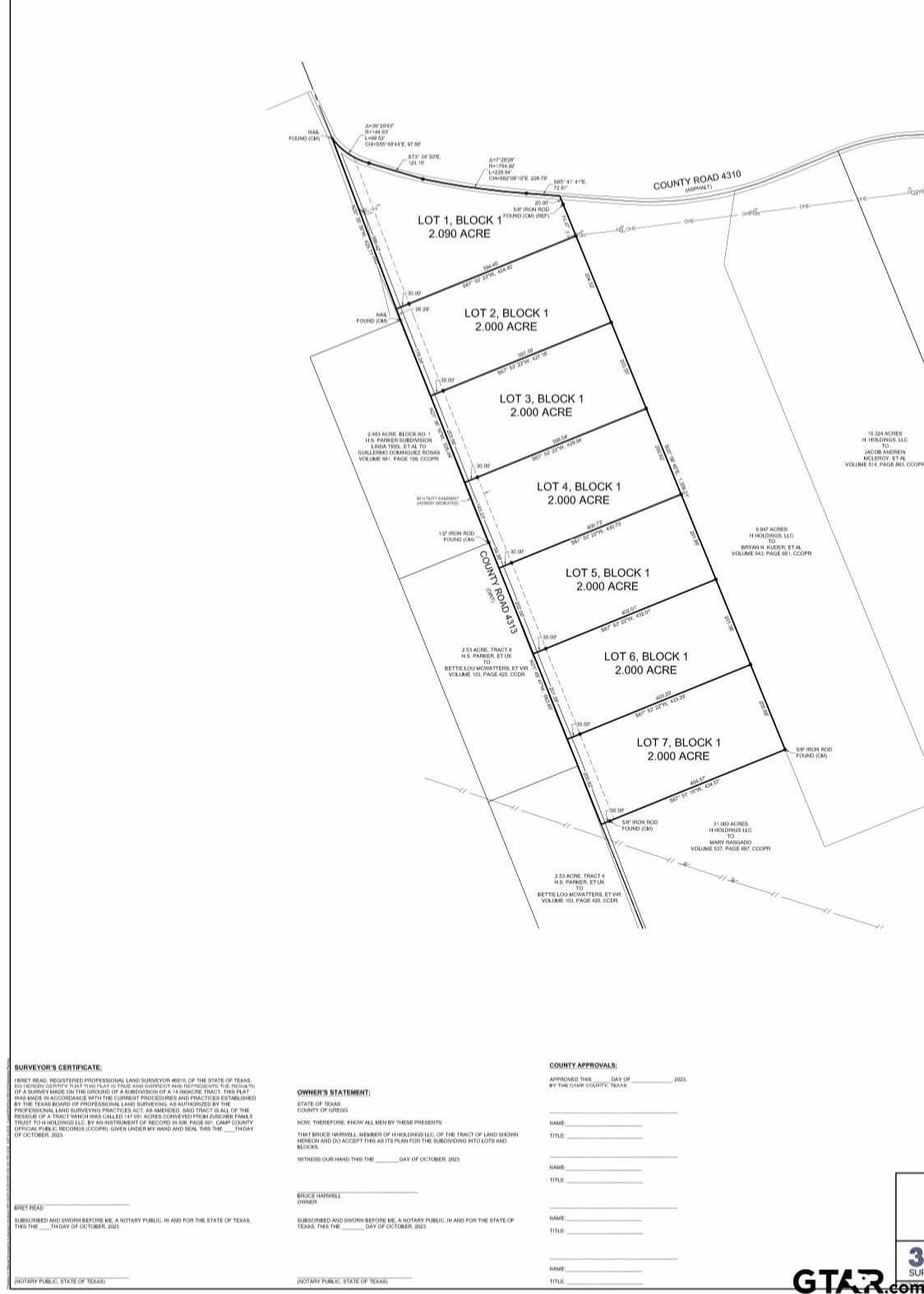 2 acres in Camp County featured view