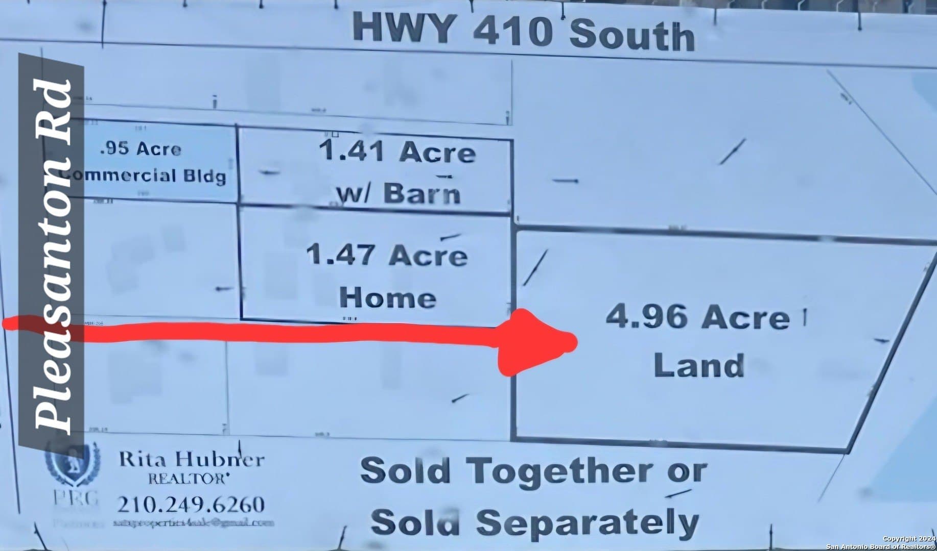4.96 acres in Bexar County