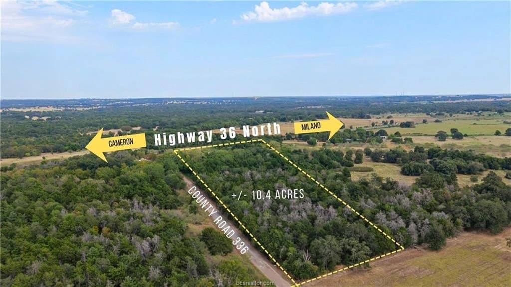 10.46 acres in Milam County