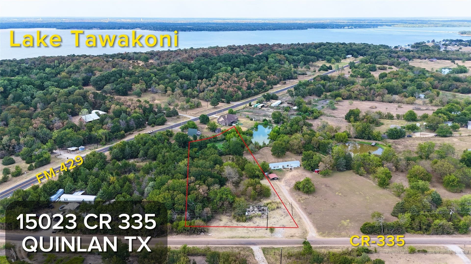 1.9 acres in Hunt County