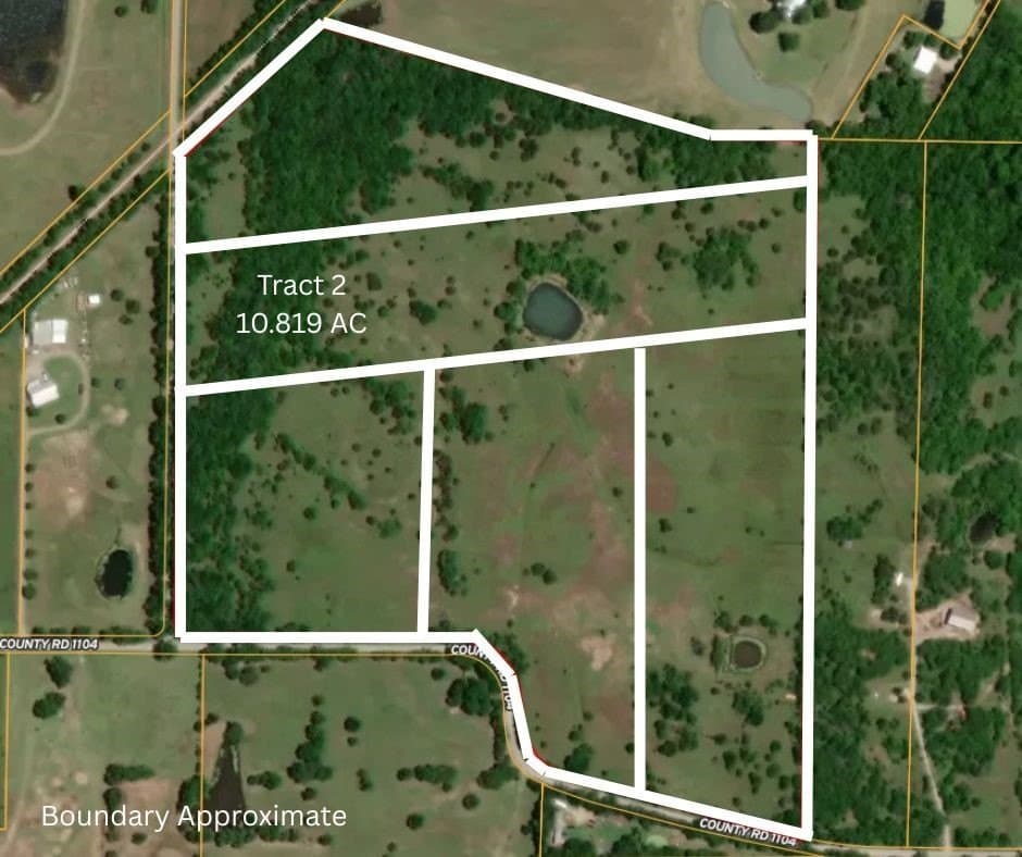 10.82 acres in Hunt County